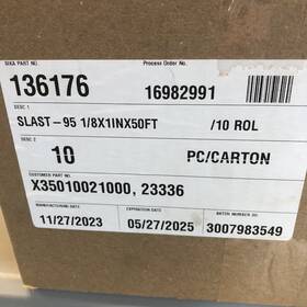 136176 Sika New Ten 10 Rolls Tape 1/8 Inch X 1 50 Feet Part Slast - 95 Butyl Type