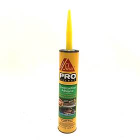 465704 Sika Pro Select Construction Adhesive Gray 10.1 Fl Oz - New 1 Tube