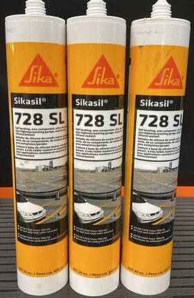728-sl Sika 3 Sikasil 728 Sl 29oz Highway/parking Garage Neutral Cure Silicone Sealant