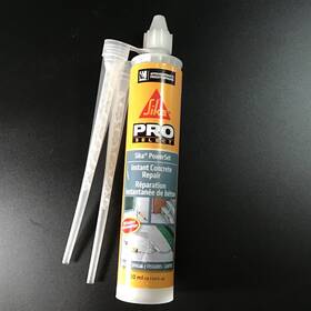 Sika 815202002789 Proselect 10.1 Oz Powerset Instant Concrete Repair Gaps Cracks Fissures