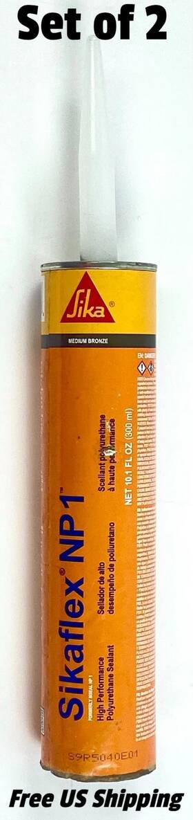Sikaflex 080492301786 Np1 Polyurethane Sealant Medium Bronze 10.1 Oz Set Of 2