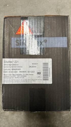 Sikaflex-221 Sikaflex 705353799136 Sika 12x White Multi-purpose Polyurethane Trailer Sealant/adhesive