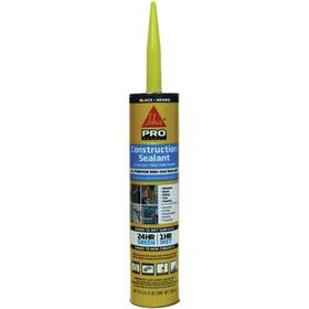812412 Sikaflex 10.1 Oz. Pro Select Black Construction Polyurethane Sealant Sika