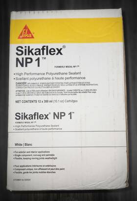 Sikaflex Np 1 080492301465 Sealant White Cartridges Case Of 12 300ml/10.1 Oz Mseal Np1 New