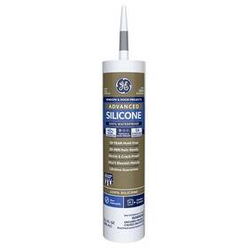 2813704 Silicone Ii Ge Advanced Light Gray 2 Window And Door Caulk Sealant 10.1 Oz. - Total
