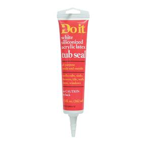 32116 Sim Supply Inc. Do It 5.5 Oz. White Tub Seal Caulk 009326400204