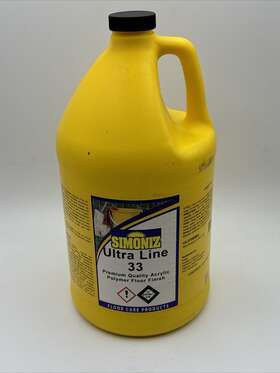 Ul0700004 Simoniz Ultra Line 33 Premium Quality Acrylic Polymer Floor Finish Gallon Bottle