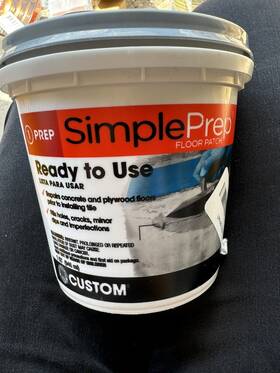 Simpleprep 010186771731 Is Prep Floor Patch Gray 1 Qt