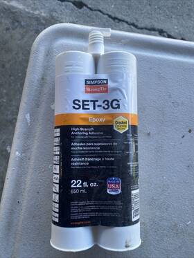 Et3g22-n Simpson Strong-tie Et-3g Epoxy Anchoring Adhesive. Exp.05/22/26