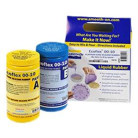 Smooth-on 751635877412 Ecoflex 00-10 - Super-soft Addition Silicone Rubber Pint Unit