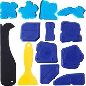 Snmzlc 796713426212 13 Pieces Caulk Tool Kit Sealant Silicone Finishing Black Yellow Other
