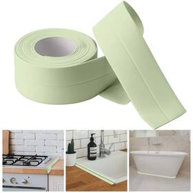 Ch-32 Solikdm Bath Kitchen Caulk Tape Sealant Strip Pvc Self Adhesive Tub And Wall Seal Inch