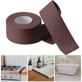 Ch-34 Solikdm Bath Kitchen Caulk Tape Sealant Strip Pvc Self-adhesive Tub Wall Sealing T
