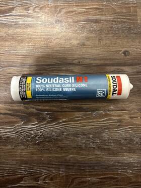 Soudal 787930070081 Spousil N1 Bright White Glazing Vitrage 10 Oz Caulking Sealant