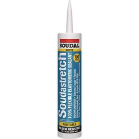 146730 Soudastretch 10.1 Oz. Acrylic Elastomeric Caulk White Pack Of 12 Soudal