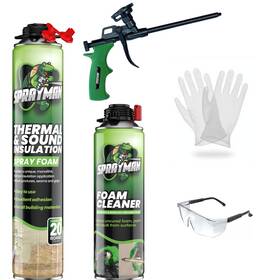 Sprayman 681575023568 Spray Foam Insulation Kit 20 Sq.ft. - Closed Cell Polyurethane Exp
