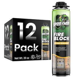 Sprayman 810108221050 Pro Fire Block Foam Gun 20 Oz 12 Pack