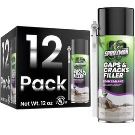 Sprayman 810108221098 Gaps And Cracks Filler Foam - Polyurethane Expanding Sealant For Insulat