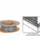 Ss090c Crl 090 Gray Screen Retainer Spline 100 Foot Roll