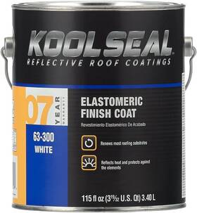 Standard Plumbing Supply Ks0063300-16 7 Year Elastomeric Roof Coating White 1 Gallon