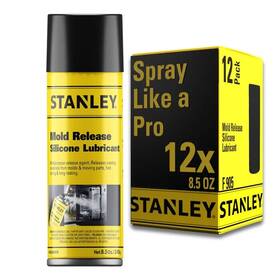 Stanley 810125460425 Silicone Mold Release Spray - Silicone-based Agent 12 Pack