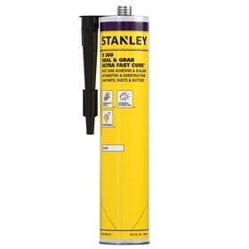 Sxse101801-fstcurepu Stanley 810125461156 S360 Seal And Grab Ultra Fast Cure 10.1oz 1 Pack Black-multicolor