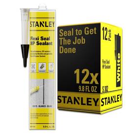 Sxse1013us-flexiseal Stanley 810125461217 Flexi Seal Hybrid Polymer Joint Sealant Rv Roof White 9.8 Fl Oz
