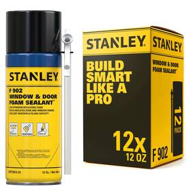 F902 Stanley 810125461460 Window And Door Foam Sealant With Straw Low Expansion 12 Pack