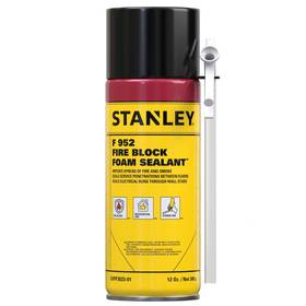F952 Stanley 810125463945 Fire Block Foam Sealant - Insulating 12oz 1 Pack