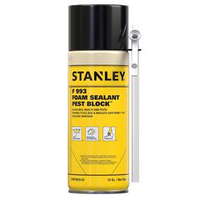 Stanleychem 445010885859 Stanley Expanding Foam Sealant Spray 1x12oz Gaps And Cracks Filler Pestblocke