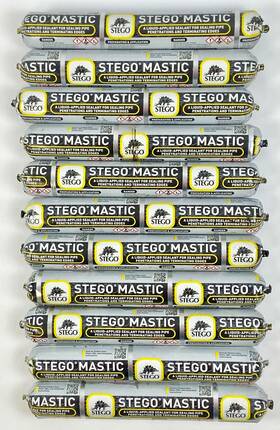 Stego 850065675206 Mastic Sealant Tube 20 Oz For Vapor Barrier Installation Set Of 11