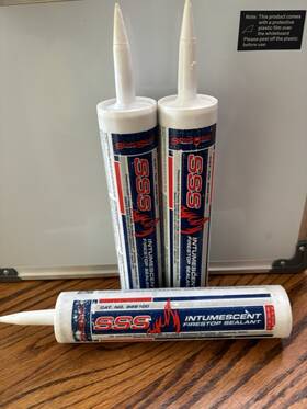 Sss100 Sti Firestop Intumescent Sealant Tube 10.1 Oz
