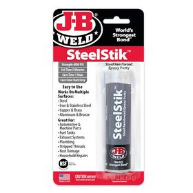 8267uk Store J-b Weld 8267 Steelstik Steel Reinforced Epoxy Putty Stick - 2 Oz