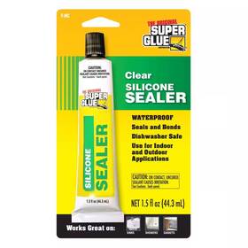 Super Glue 073754300375 1.5 Fl. Oz. Silicone Sealant 12-pack