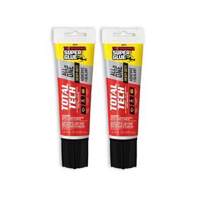 11710602 Super Glue Adhesive Sealant White Construction Waterproof Indoor Outdoor 2 Pack 4.2oz