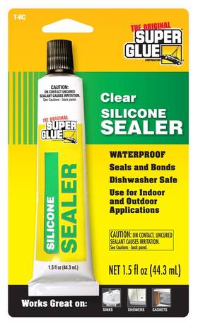 T-hc12 Super Glue Silicone Sealer - Clear Pack Of 12