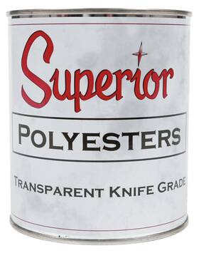 200-00010-10 Superior Stone Products Polyester Adhesive 1 Quart Transparent For Natural Filli