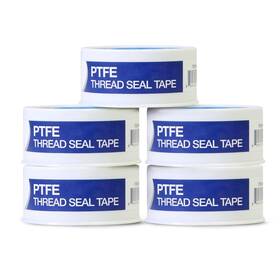 I335 Supply Giant 804595129098 Ptfe Thread Seal Tape For Plumbers White 1/2 Inch X 520 Pack Of 5 Rol