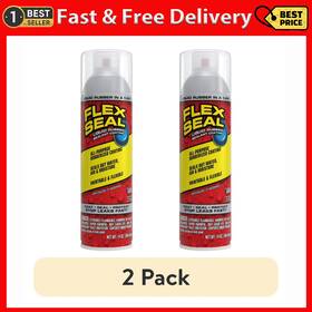 Swift Response Llc 711181414486 2 Pack Flex S Eal Aerosol Liquid Rubber Sealant Coating 14 Oz Clear