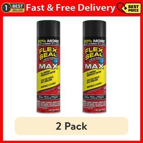Swift Response Llc 744110209891 2 Pack Flex Seal Max 17oz Black Sealants