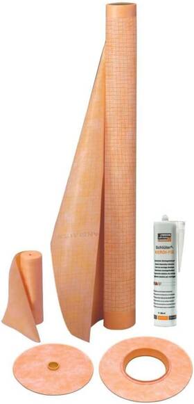 Systems 445037386360 Kerdi-tubkit Bathtub Waterproofing Kit - Complete Set With Membrane And Seals Fo