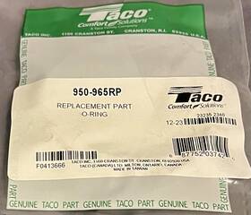 950-965rp Taco / 950965rp Set Of Two O Ring Seal New