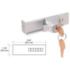 Tdk7aka Crl Aluminum Finish Showcase Lock Keyed Alike 9550736230253