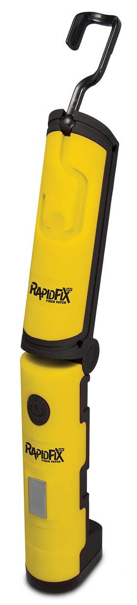 6121992es Tear Mender Rapidfix Uv Fiber Repair Patch Activation Bar Flashlight