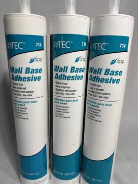 Tec 082093714224 Lot Of 3 714 Premium Cove Base Adhesive 29fl. Oz