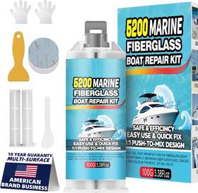 Technology Co. Ltd 313037794737 5200 Marine Fiberglass Repair Kit Gel Coating Epoxy Resin Fi