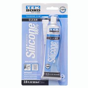 Tek Bond 780727200074 Tekbond Caulk 100% Silicone Sealant All Purpose Clear Adhesiv