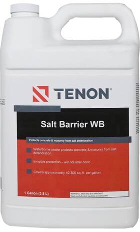129840 Tenon Waterborne Sealer Salt Barrier Protects Concrete And Masonry From