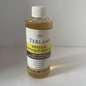 Terlans 682484766959 Shellac Antique Varnish. Fast Drying Natural Wood Finish. 8.4 Fl Oz