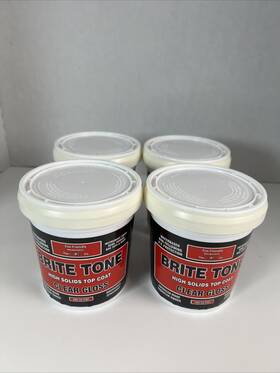 4-crystalac The Crystalac Company 818110002025 Lot Of Brite Tone High Solids Polyurethane Finish Clear Gloss